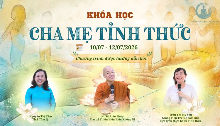 THÔNG BÁO ĐĂNG KÍ KHÓA HỌC CHA MẸ TỈNH THỨC